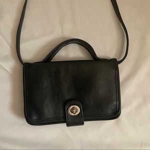 Faux Leather Crossbody Purse